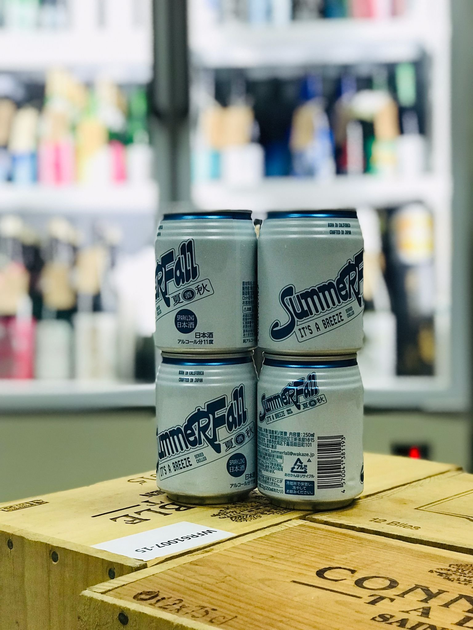 Summer Fall Sparkling Sake 250ml X 4