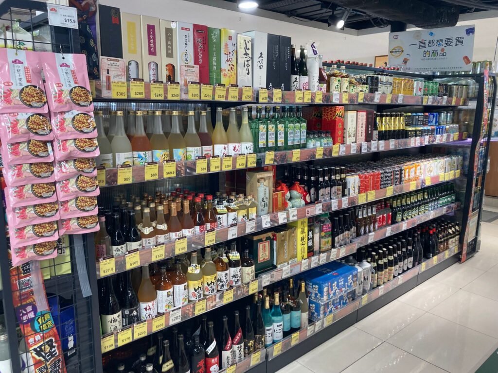 Aeon屯門店清酒貨架2