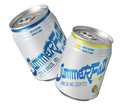 Summerfall Classic & Yuzu的罐裝sparkling清酒