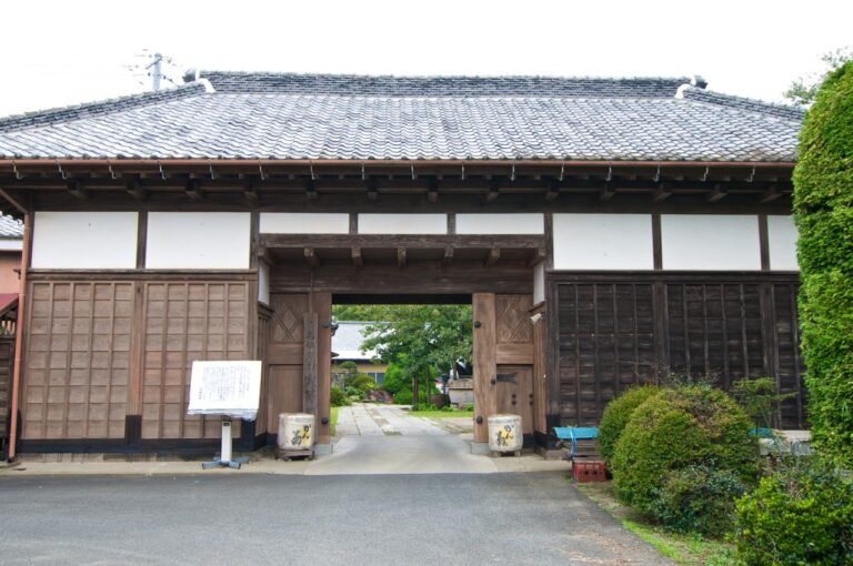 寒菊酒造廠房正面照