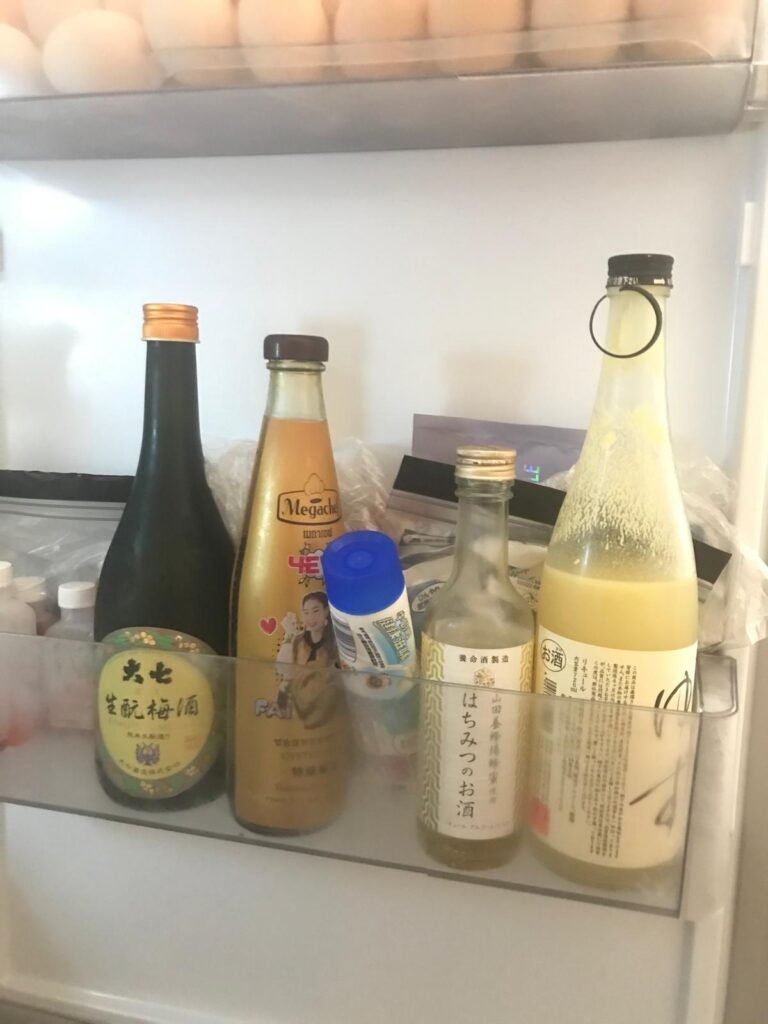 作者放在冰箱裡的梅酒